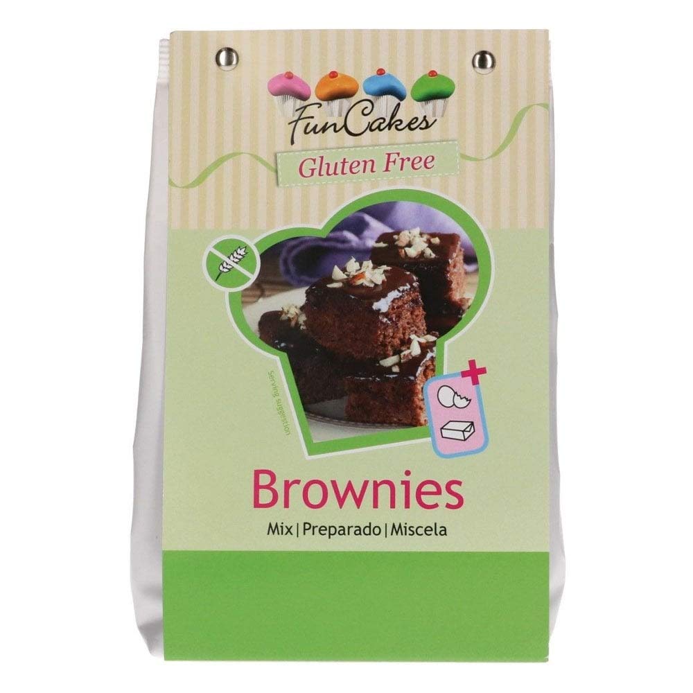 FunCakes Preparado para Brownies Sin Gluten 500 grs