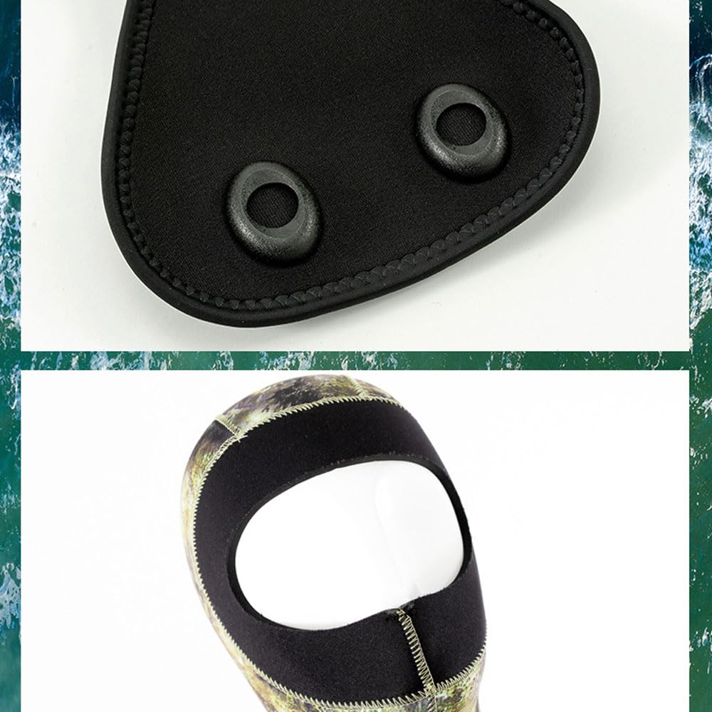 Muta Da Uomo e Donne a Maniche Lunghe, Due Pezzi in Neoprene 3mm per Pesca Sub, Apnea, Snorkeling, Surf, Canoa, Immersioni Subacquee - Giacca e Pantalone Completi