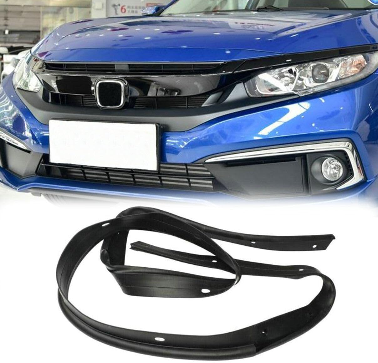 Engine Bonnet Rubber Hood Seal Gasket Fit for Honda Civic 2016 2017 2018 2019, 74146-TBA-A01