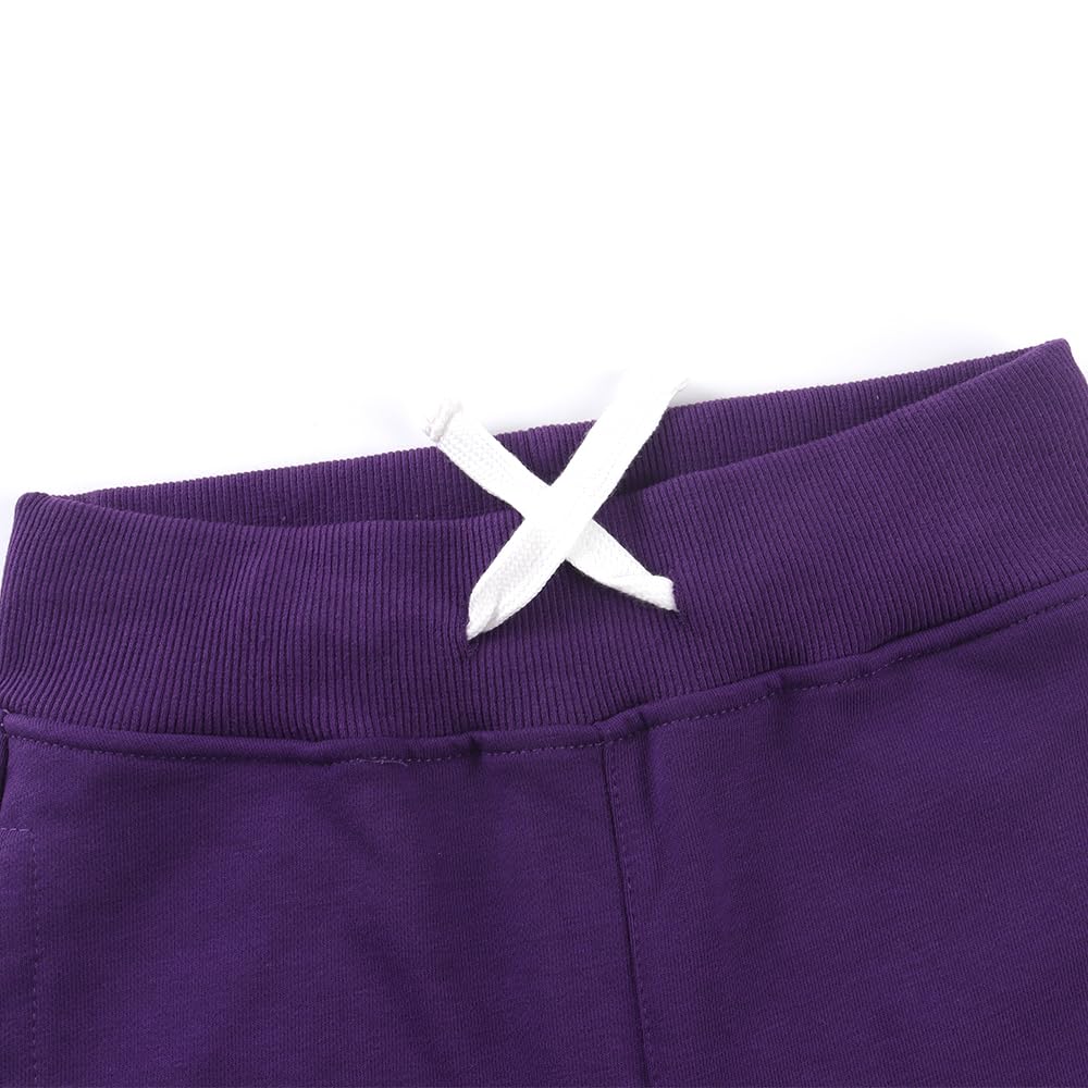 Spring&Gege Pantaloni sportivi sportivi da ragazzo in spugna francese con tasche