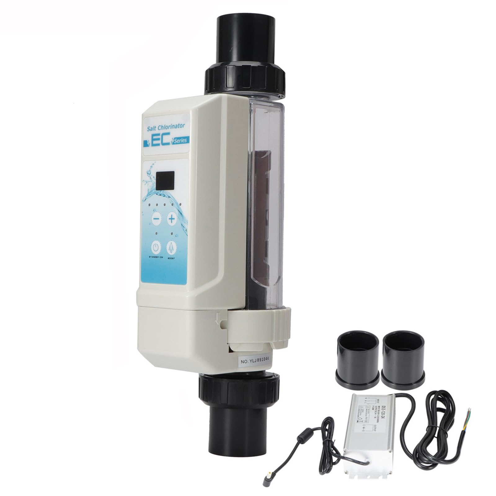 Générateur de chlore salé de piscine, électrolyseur de piscine avec fonction autonettoyante, système de chlore d'eau salée pour un entretien efficace de la piscine