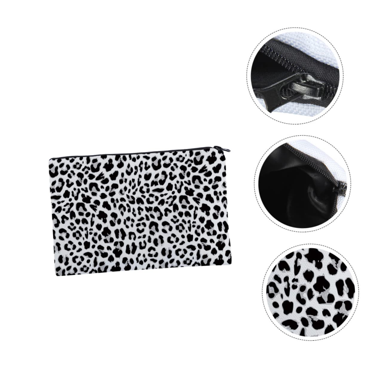 Beavorty 3 Juegos De Neceseres con Estampado De Leopardo Organizador De Maquillaje De Viaje con Cremallera Compactos Y Fáciles De Llevar 2 Unidades X 3