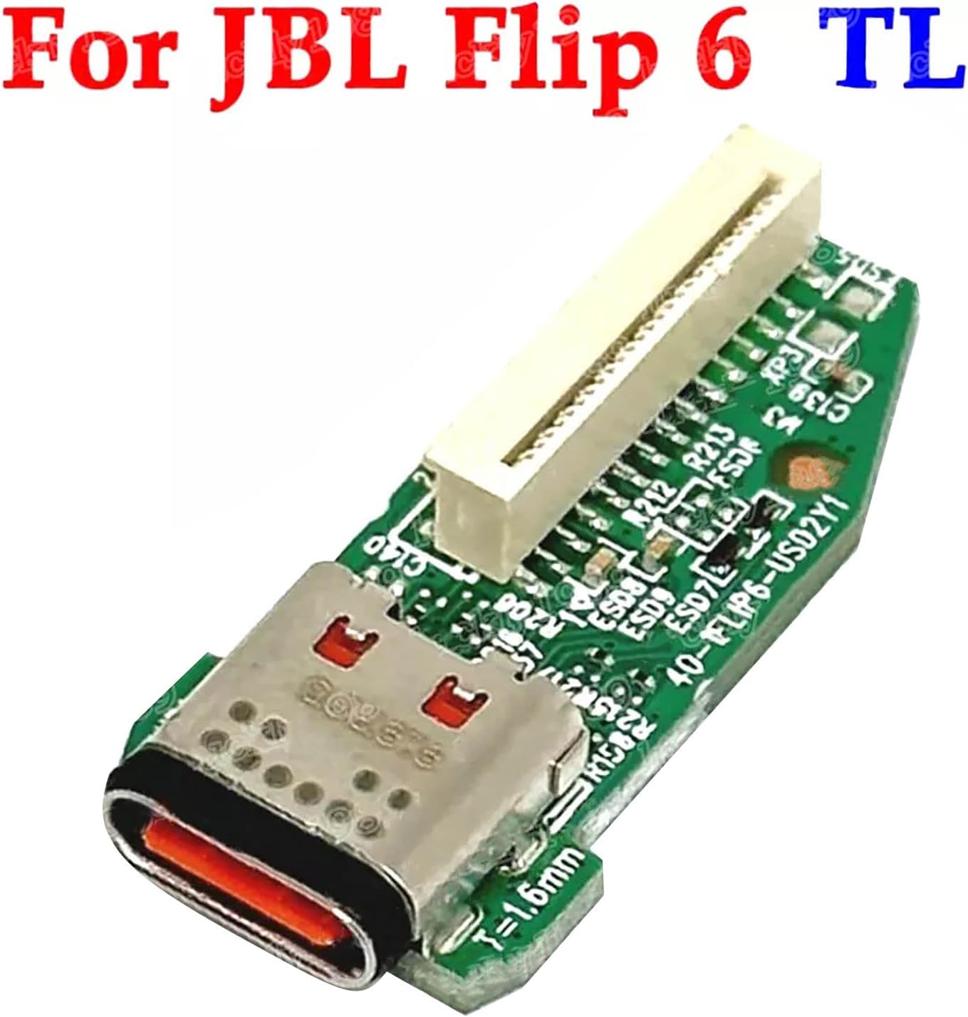 Charger Power Port Charging Module Accessories for JBL Flip 6 TL Speaker, Replacement Speaker Spare Part