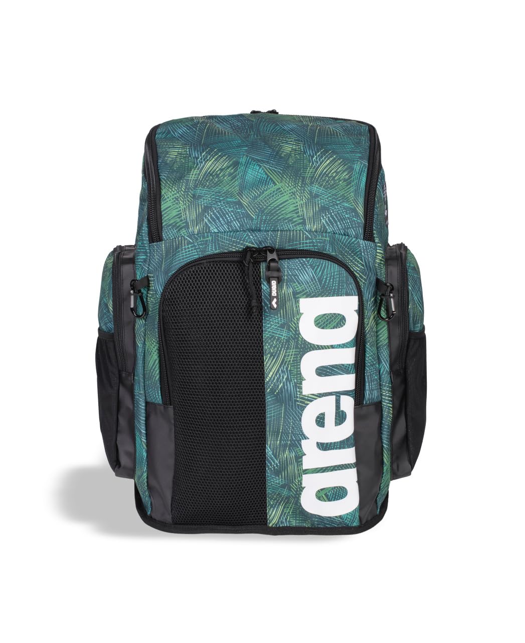 ARENA Spiky III Backpack 45 Sports Travel Gym Rucksack Large Training Gear Equipment Swim Bag for Men and Women, 45 Liters Team Energy Green