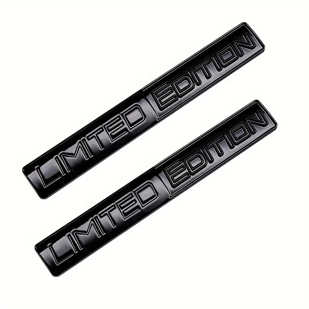 WENINETIES 2PCS Metal 3D Car Body Badges Sticker for Mitsubishi Colt Pajero Lancer Outlander, Trunk Fender Emblem Decal Accessorie,Emblem Logo Sticker Decoration Sticker,Black-Black