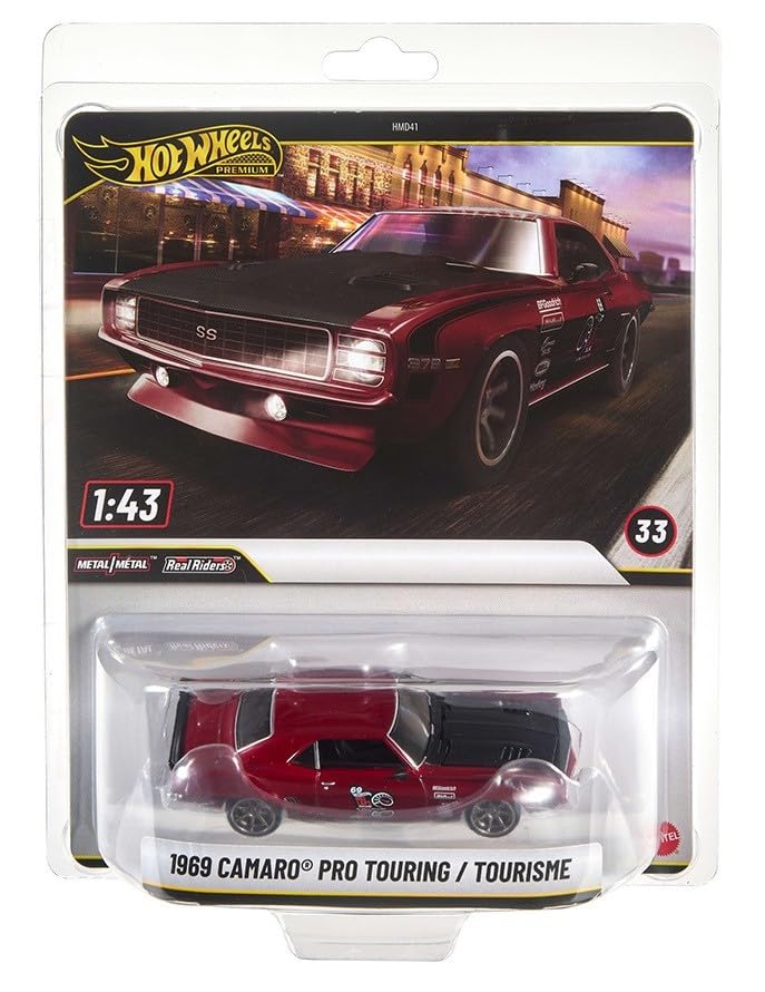 ミニカー Hot Wheels 1969 Camaro Pro Touring 1:43 Hot Wheels 1:43 Premium Araba 1969 Camaro Pro Touring HMD41-JCN76