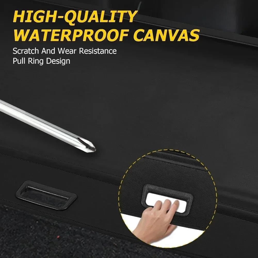 Kofferraumabdeckung für Subaru Outback 2010-2024 Hinten Stamm Lagerung Rack Gepäck Fracht Abdeckung Privatsphäre Sicherheit Schild Versenkbare Vorhang Autozubehör