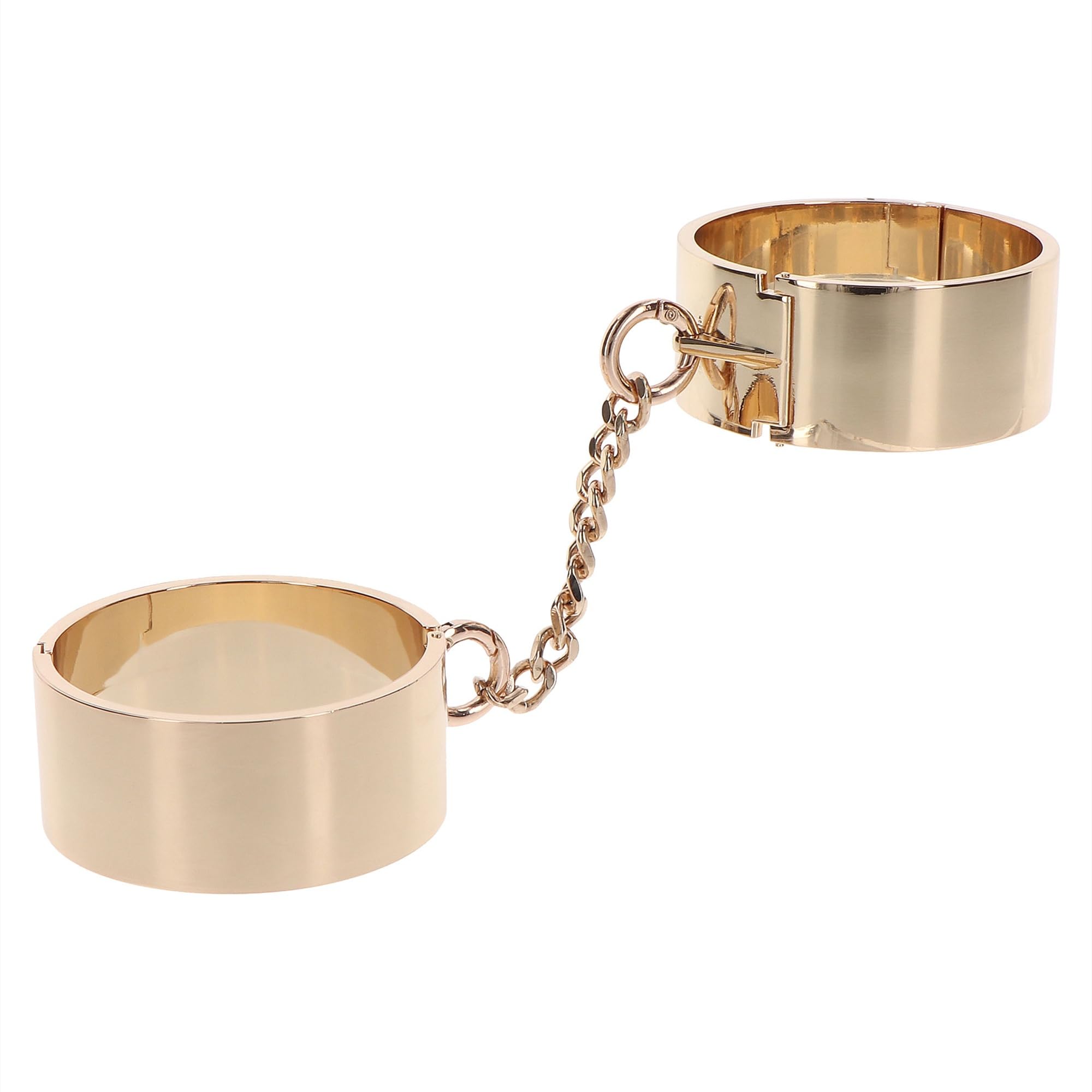 Luxus Handfesseln aus Metall, gold
