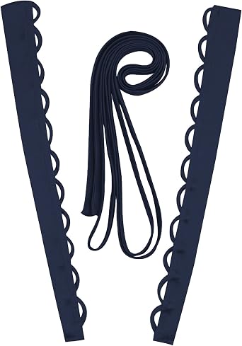 QRBTSCL Womens Wedding Dress Loops Extender Adjustable Fit Satin Corset Back Kit Loops Lace up for Prom Dress