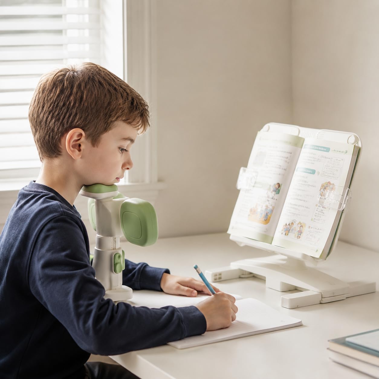 Correttore Postura Bambini Scrivania, Struttura in plastica, Supporto posturale, Mentre si, Per giovanissimi, style to 2
