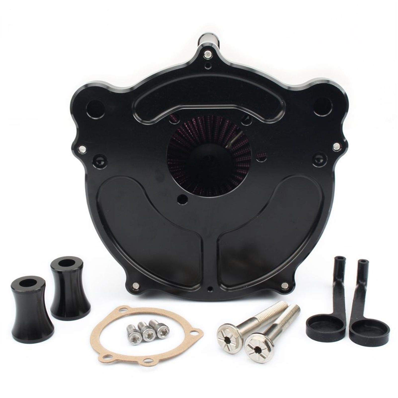 Filtr powietrza motocyklowy filtr wlotowy zestaw aluminiowy, dla Harley, Dyna Fatboy Softail Breakout Touring Road Glide FLD 1993-2017