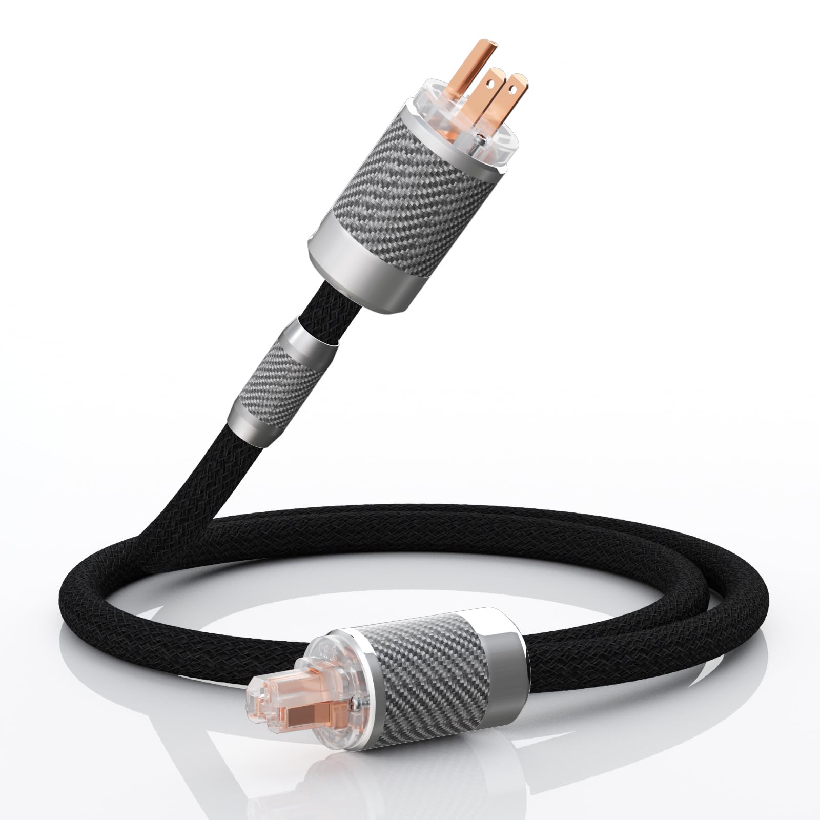 Monosaudio 10AWG 電源ケーブル オーディオ 3ピン NEMA 5-15P/IEC320-C15メスコネクタ アンプ 電源ケーブル オーディオ用電源コード iec Amazon | Monosaudio 10AWG 電源ケーブル オーディオ 3ピン NEMA 5-15P