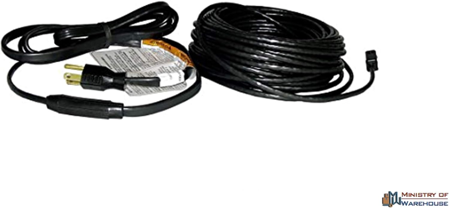 EasyHeat 60' Roof Deicing Cable, For Roof and Gutters, Pre-assembled for Ice and Snow Damage Prevention, 300 Watts