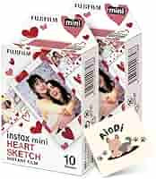 Amazon.com : Fujifilm Instax Mini Heart Sketch Instant