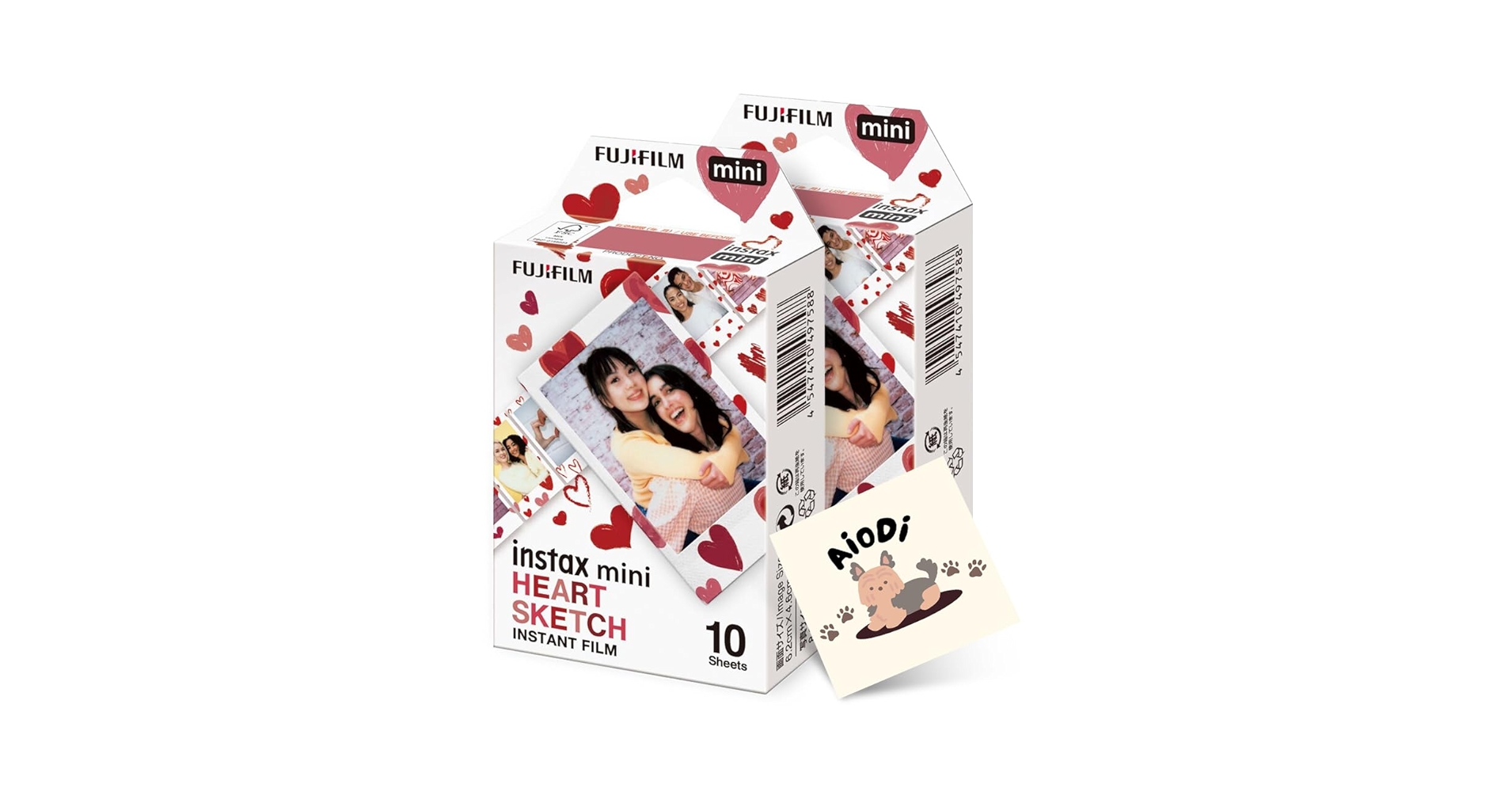 Amazon.com : Fujifilm Instax Mini Heart Sketch Instant