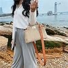 FJZFXKZL Strandtasche Stroh, Frauen Umhängetaschen Sommer Strand Strohbeutel Mode Handtasche und Geldbörsen Große Kapazität Reise Taschen Tasche Gewebte Crossbody Bag #1