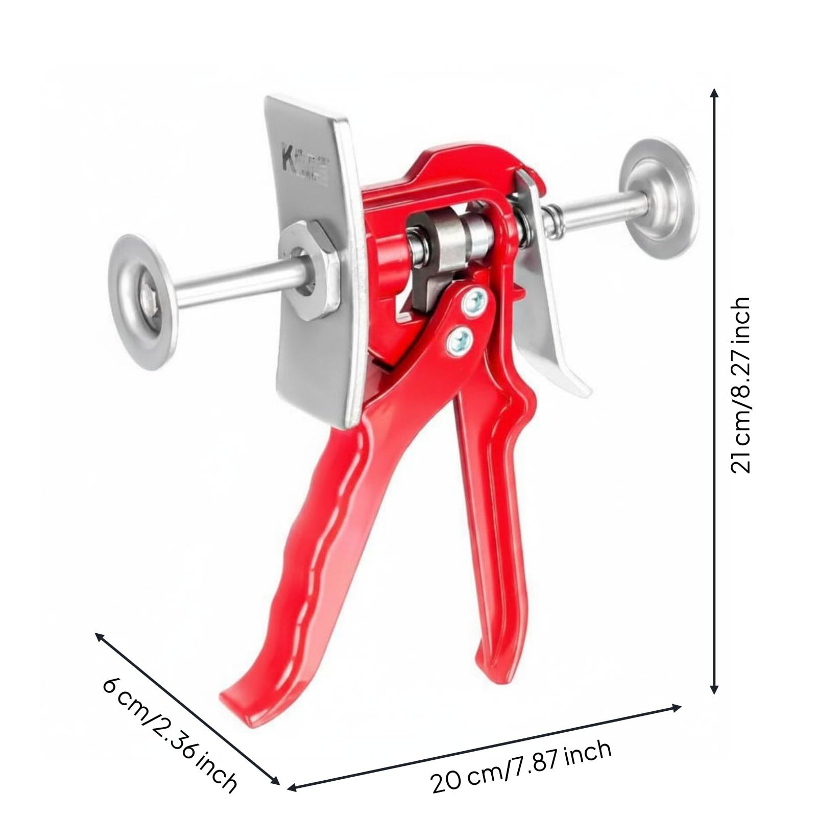 Herramienta para Ajustar Calipers de Freno Pistón Retractor Compresor de Calipers Material Reforzado de Aluminio y Acero Apto para Reparaciones en, Bomba Única
