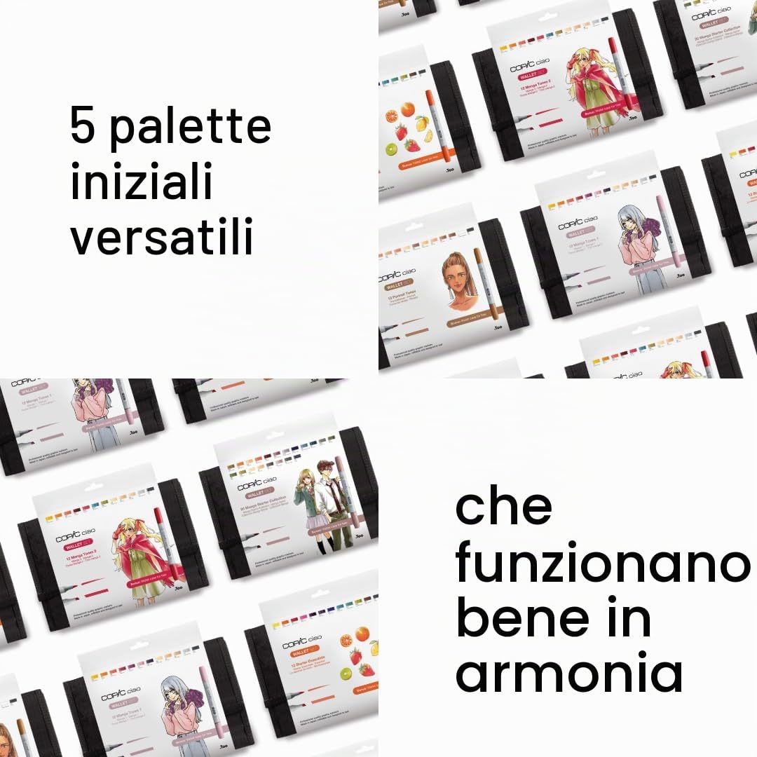 Copic 22075733 Ciao Astuccio da 12, Streghe
