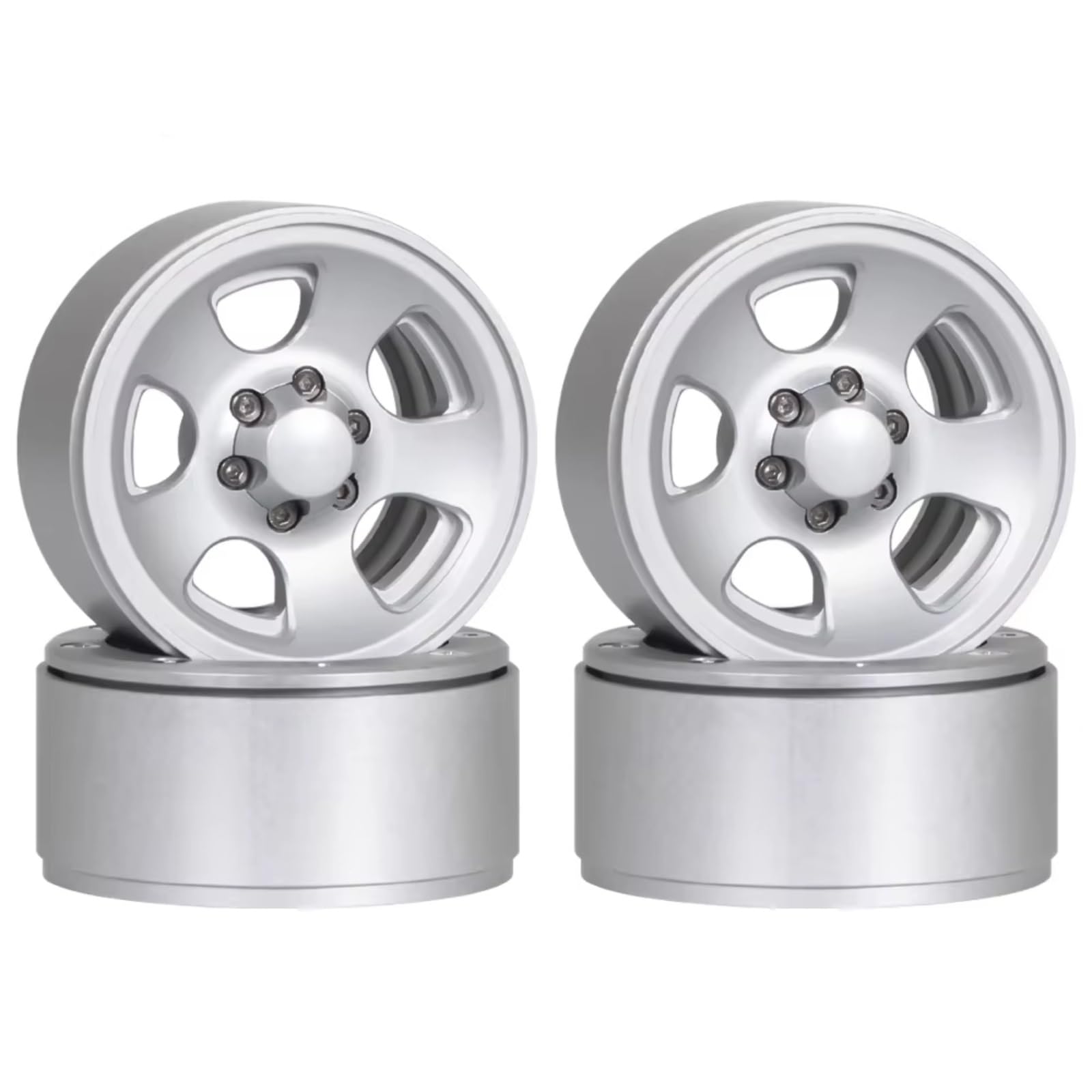 Roue chenille RC 1.9 en métal lourd contre le renversement des trucks - 2