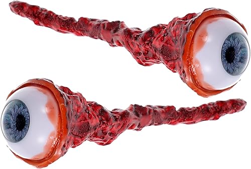 ABOOFAN 2 piezas de bolas rasgadas bolsa de juguetes de Halloween accesorios globos oculares ojos aterrador accesorios de terror látex realista
