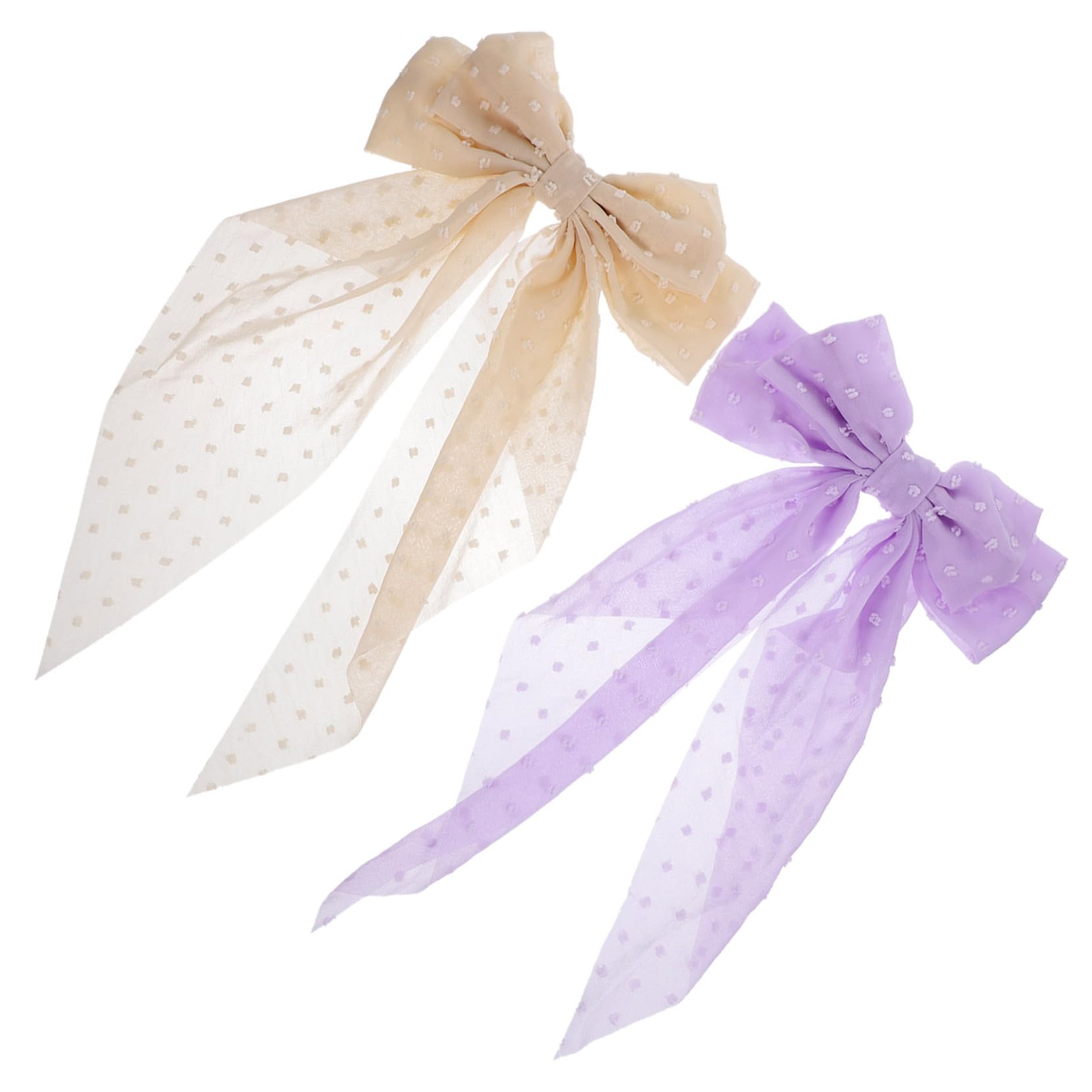 FRCOLOR 8 Pz forcina ad forcine francesi butterfly clips poggia bacchette elastici per in raso molletta nastrino grandi fiocchi di mollette per spessi trucco
