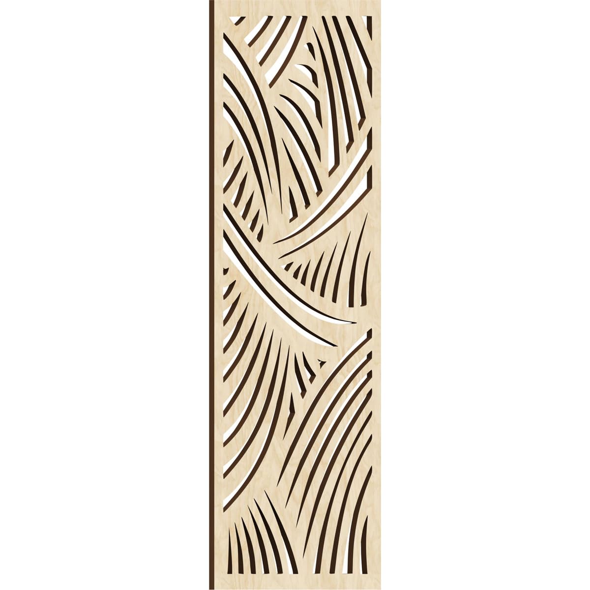Chester Decorative Pierced Fretwork Wood Wall Panels, 11 3/8"W x 29 3/8"H x 1/4"T, Birch