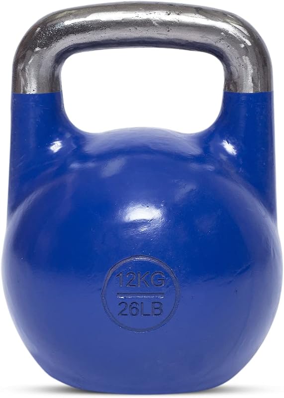 Pesas rusas de competición [campanas de acero] Pesas rusas, campana rusa de grado profesional para entrenamientos de cuerpo completo, mango de tamaño inicial de 33 mm o pesa rusa con mango estándar de competición de 35 mm