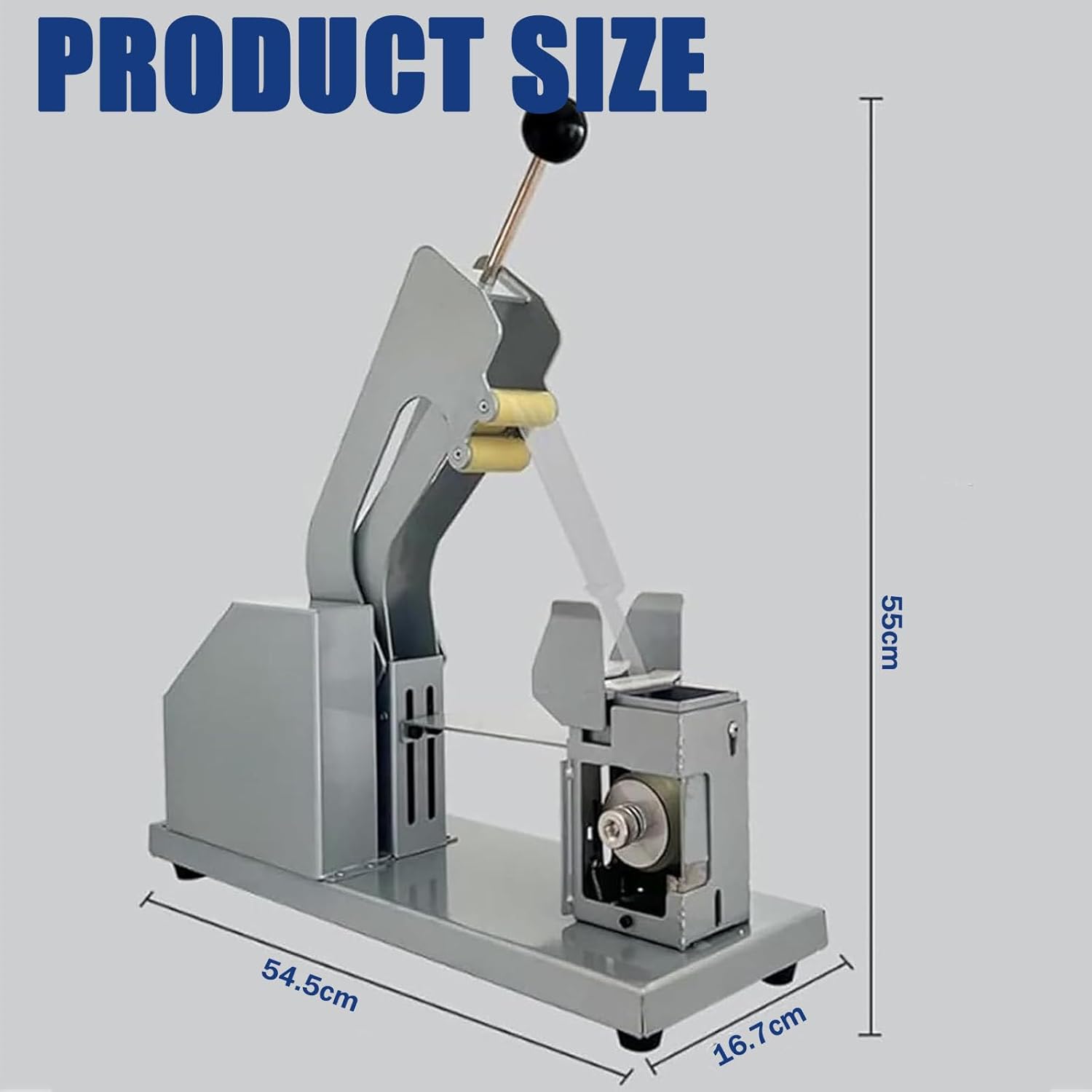 Semi-Automatic Vegetable Strapping Machine - Durable Steel Construction, Adjustable Tension & Height, Ideal for Farmers Markets & Packaging Facilities