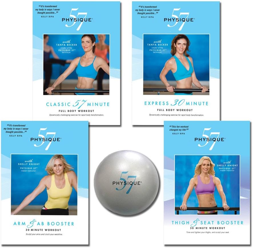 Physique 57 4 DVD Amazon Exclusive Workout Kit