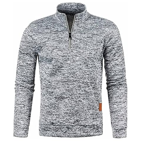 HAOLEI Men's V Neck Fleece Pullover Cover