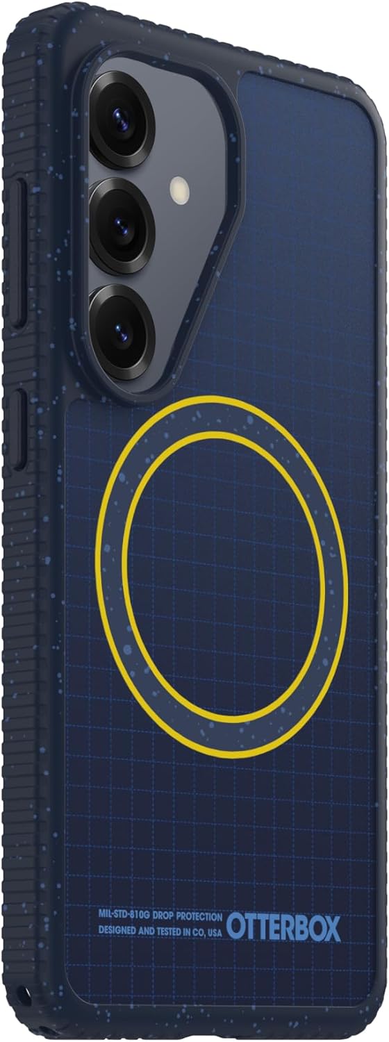 OtterBox Samsung Galaxy S26 Sole Series Case - Real Quiet (Blue), Grippy Phone Case for Samsung Galaxy, Built-in Magnets, Raised Bumpers for Overall Protection