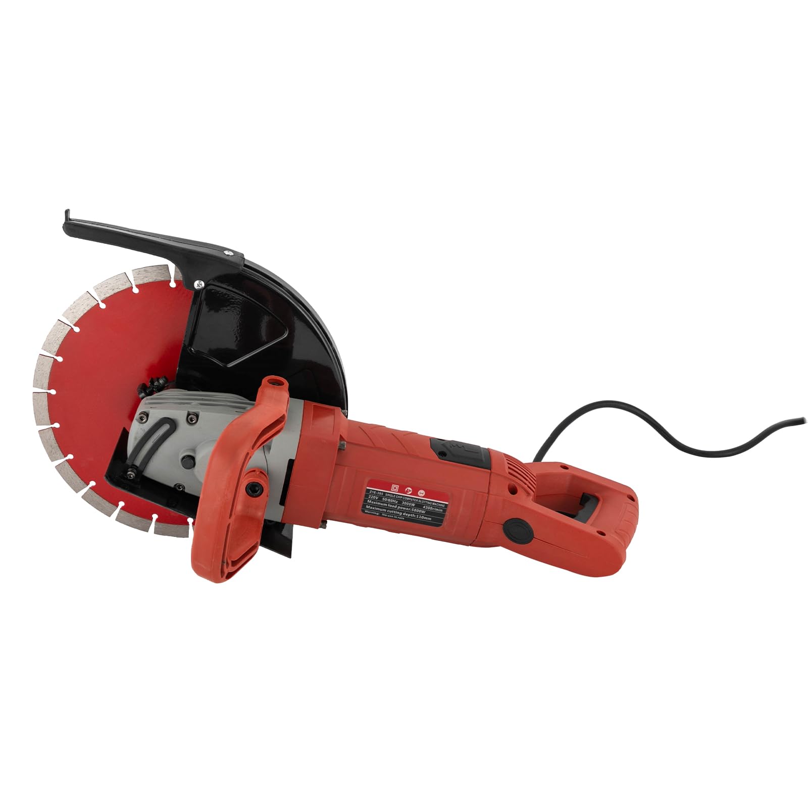Sega elettrica per calcestruzzo, 3000 W, 4300 giri/min, sega circolare per cemento, acciaio, legno, marmo, pareti in mattoni