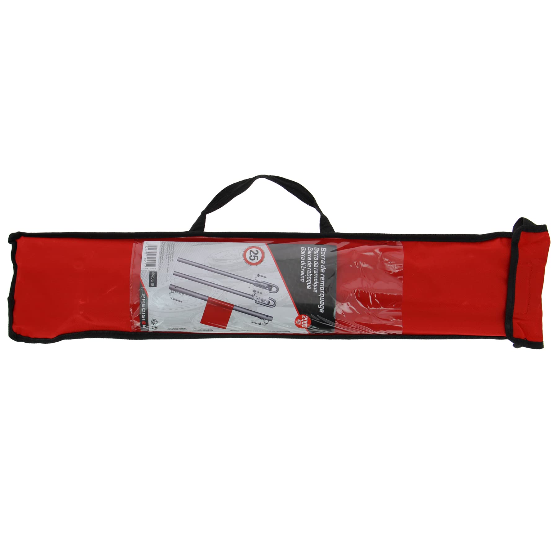 Precision-Steel Barre de remorquage 2T - L.1,80m
