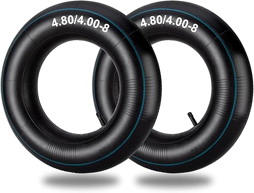4.804.00-8" Replacement Lawn Tire Inner Tubes, Pack of 2 Heavy Duty Tube for 4.80 4.00-8480400-8 Wheel, Trunk, Tractor, Garden Cart, Golf Cart, disponible en Yaxa Colombia
