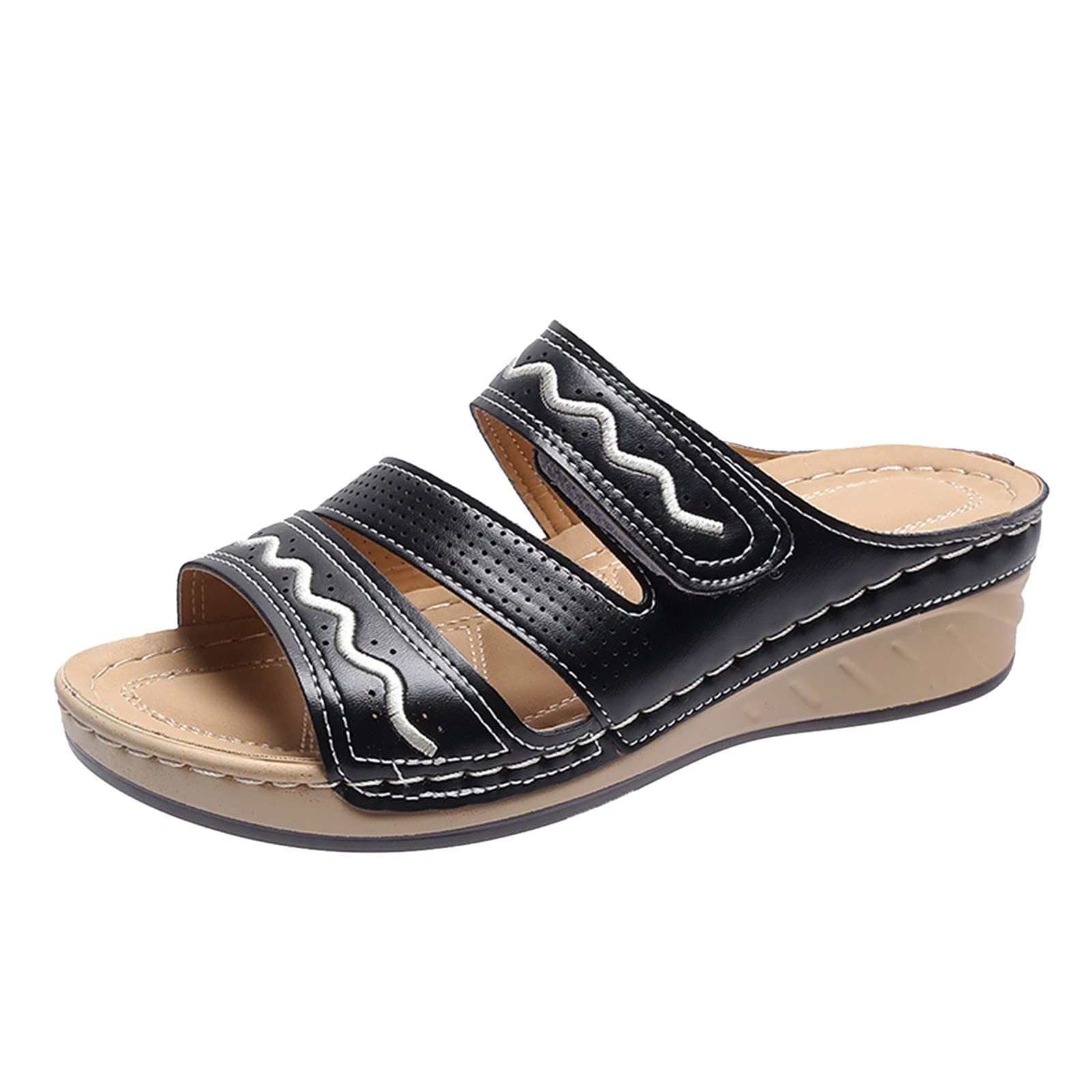 Fashion Women's Casual Shoes Breathable Thick-soled Outdoor Leisure Slippers