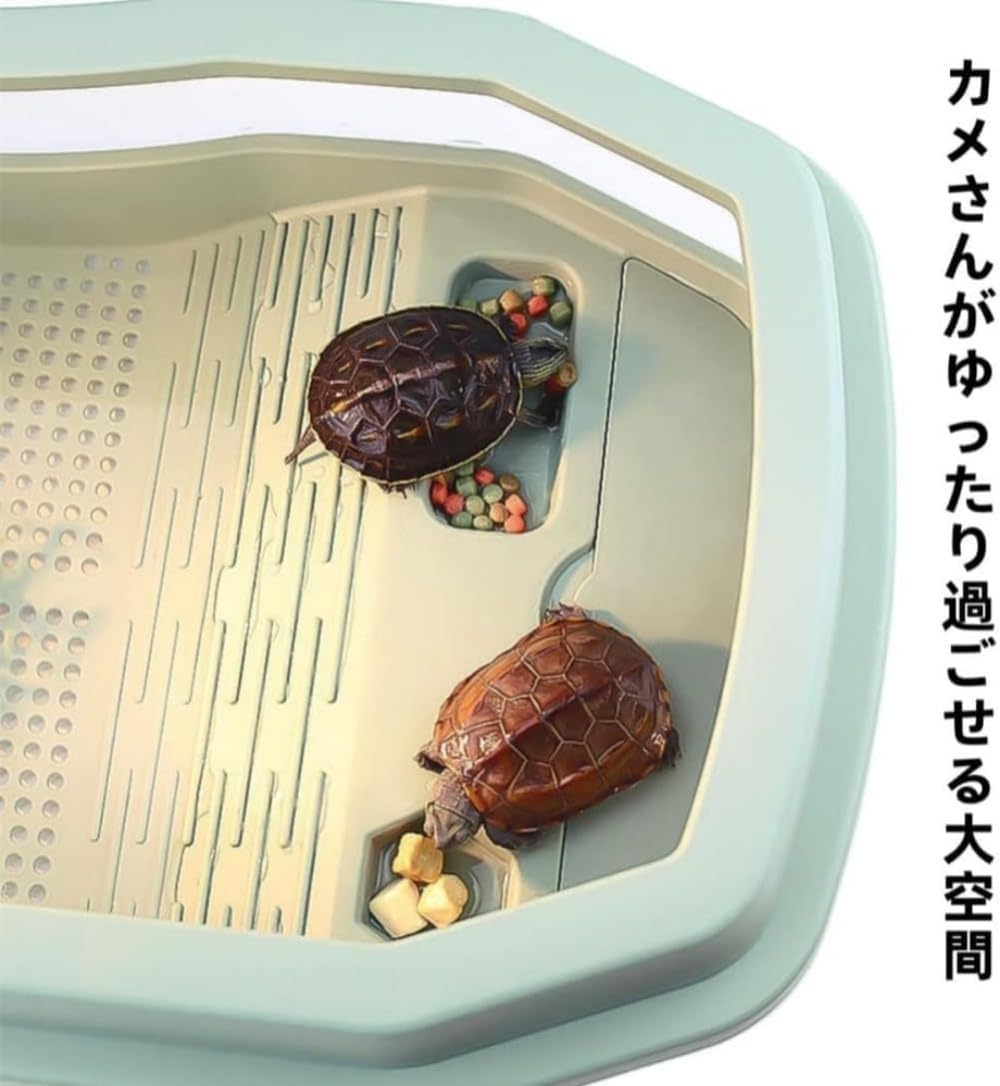 Amazon | 飼育ケース亀用水槽 亀ケージ カメ ボックス カメ槽