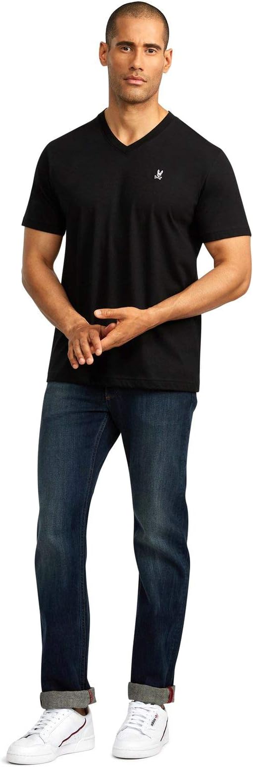 Mens Gray Classic V Neck TEE - B6U100CRPC