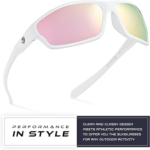 Miniatura 235 de Nitrogen - Gafas de sol deportivas polarizadas envolventes para hombre y mujer, UV400, para conducir, pescar, correr, andar en bicicleta, gafas