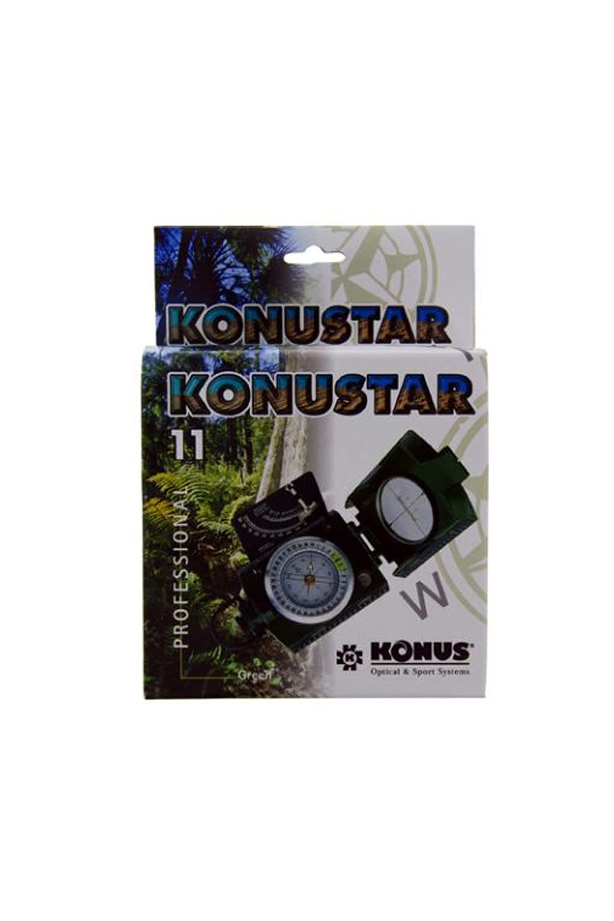 KONUS | KONUSTAR Bussola in Metallo con Liquido e Clinometro