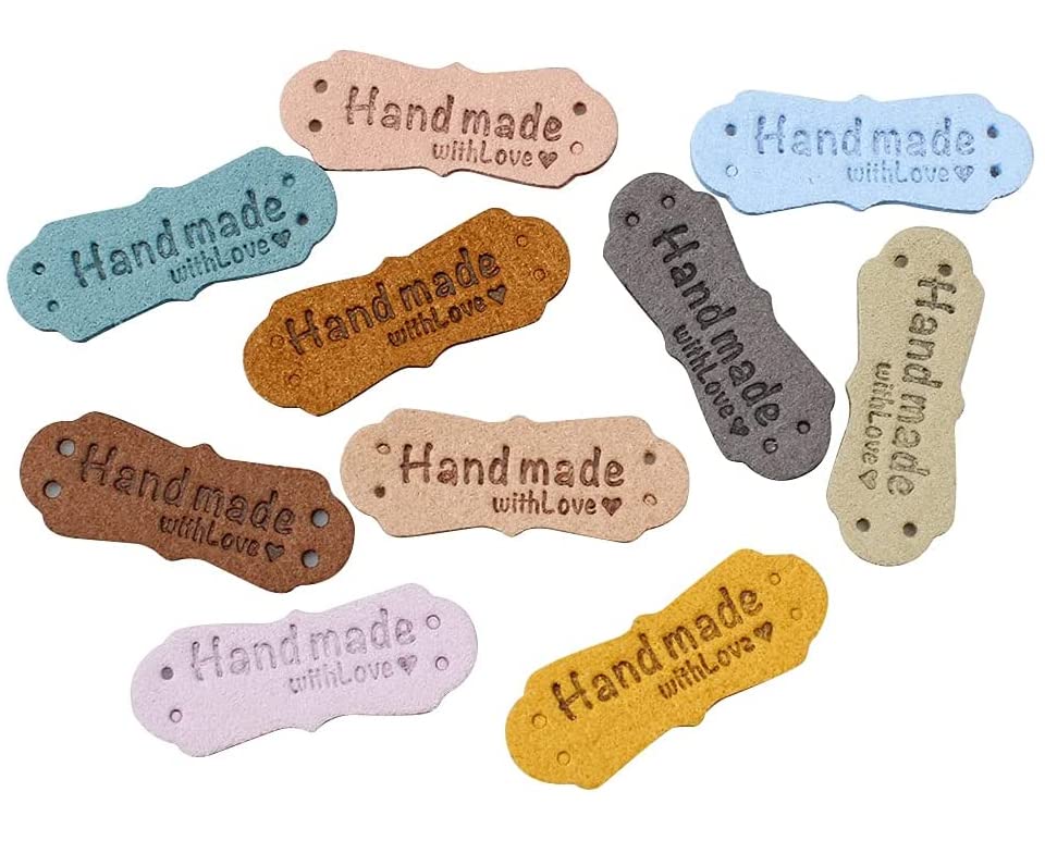 Cuero Hechas a Mano, Cuero de la PU de la Etiqueta de la Ropa, Etiquetas Personalizadas Ropa Coser