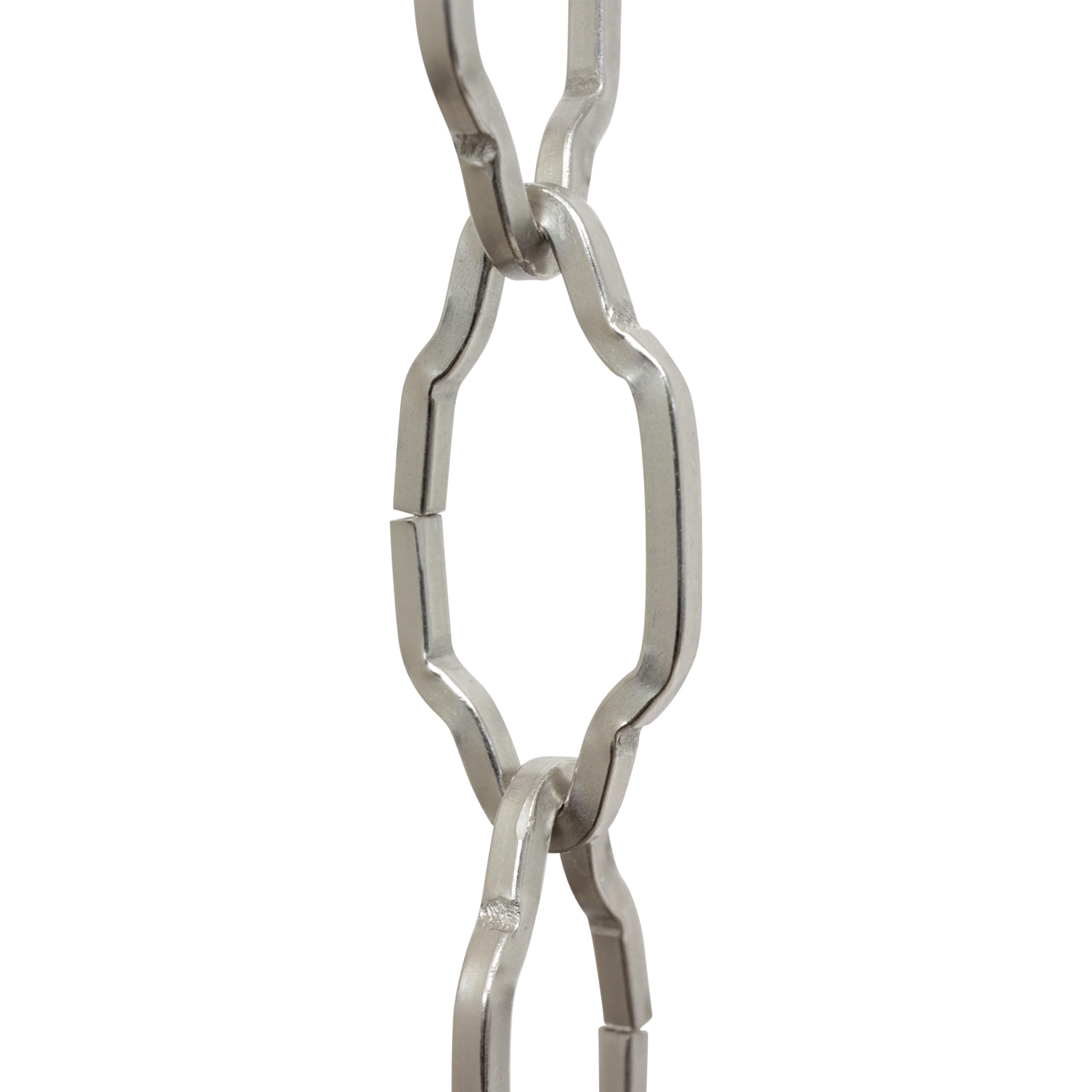 CH-S57-30-BN-10 Steel Chandelier Chain, Brushed Nickel (10 Feet)