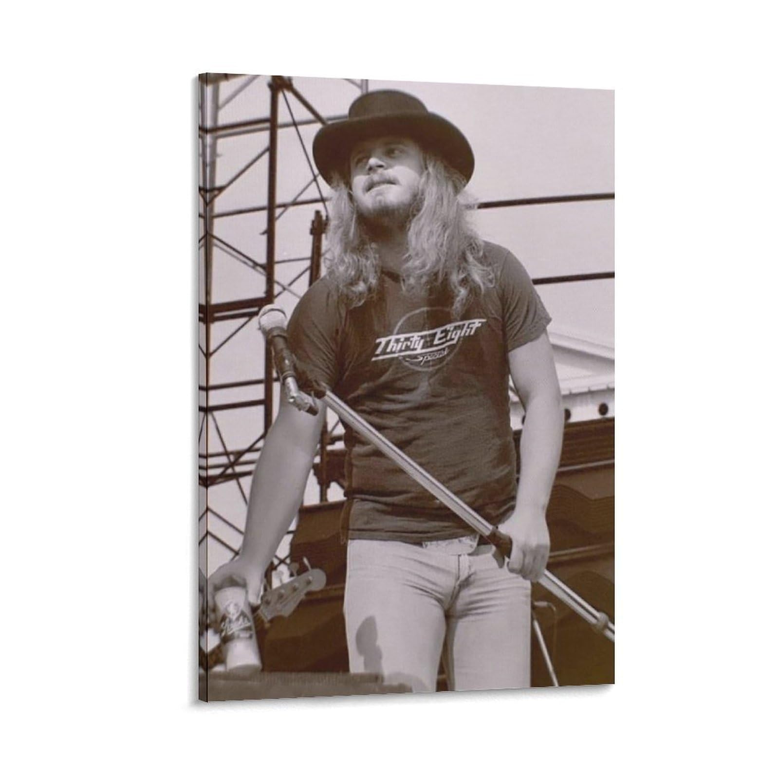 FCOIN Ronnie Van Zant Canvas Poster Artworks Canvas Poster Wall Art Prints Home Modern Decor 20x30inch(50x75cm)