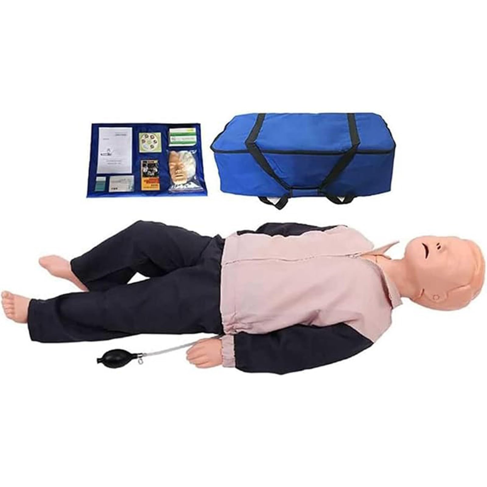 Manichino per addestramento alla RCP, simulatore di primo soccorso per bambini con corpo intero per l'ostruzione delle vie aeree infartuate A