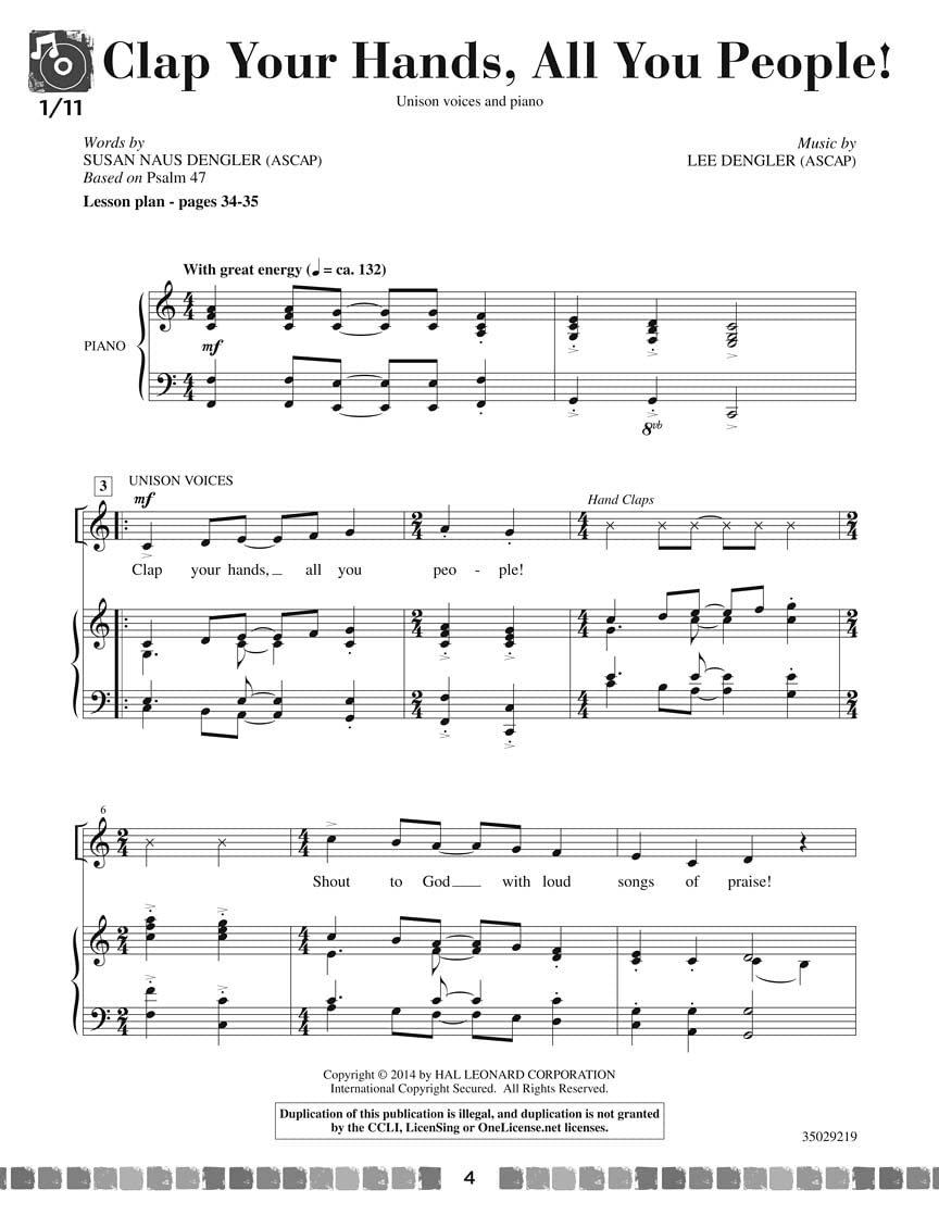 Sing and Celebrate 3! Sacred Songs for Young Voices: Book/Enhanced CD (with teaching resources and reproducible pages)