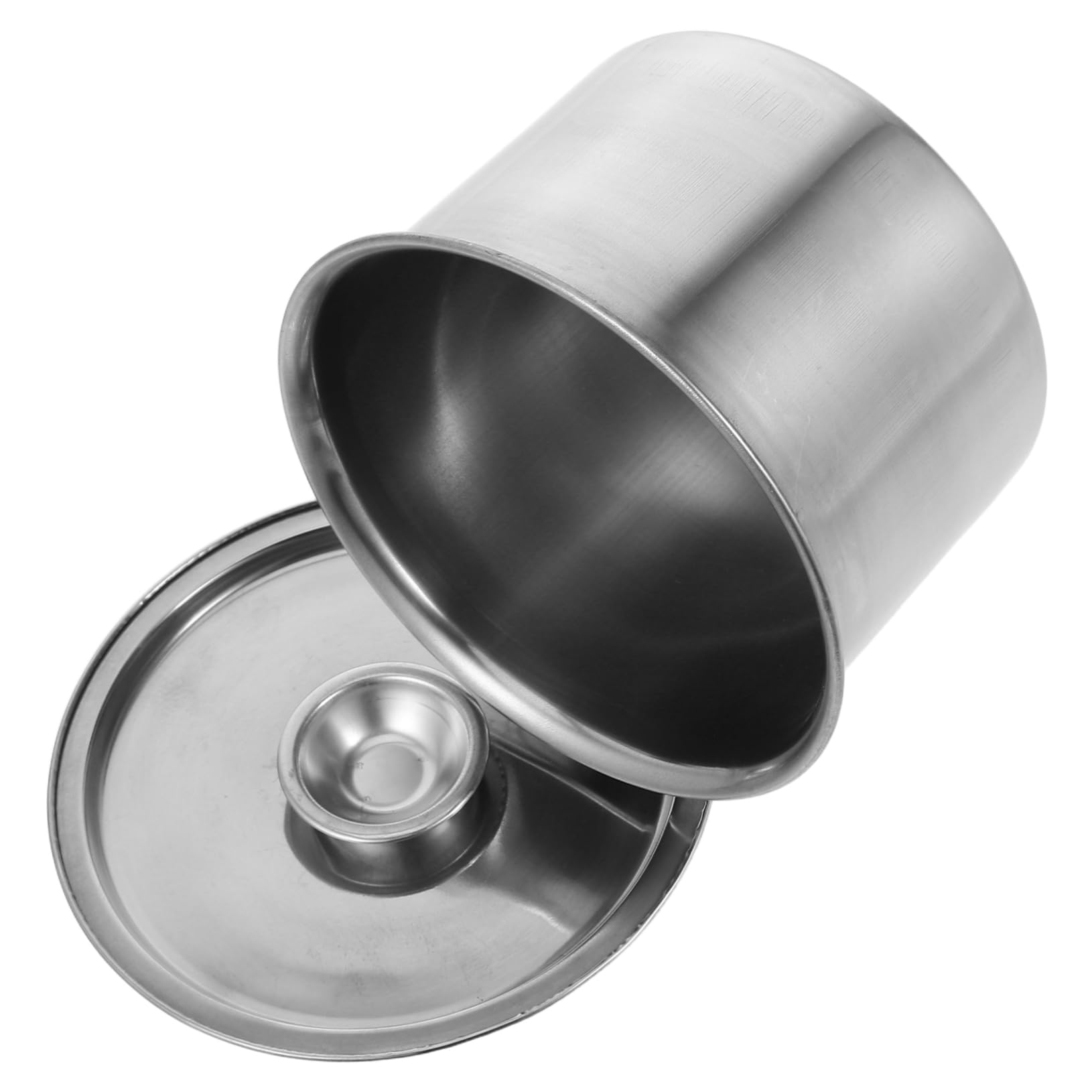 UTHCLO Ice Holder Box Lid Reusable Fridge Organizer Case Stainless Steel Freezer Container for Home Multipurpose Ice Storage