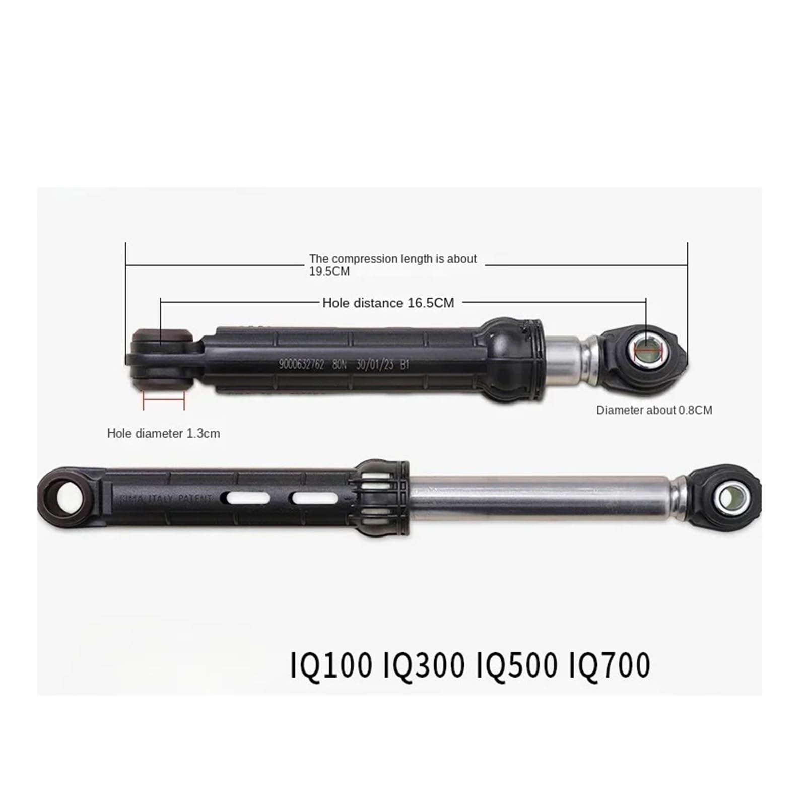 3 Uds, Compatible Con Siemens, Compatible Con Bosch, Amortiguador Amortiguador For Lavadora De Tambor 9000632762