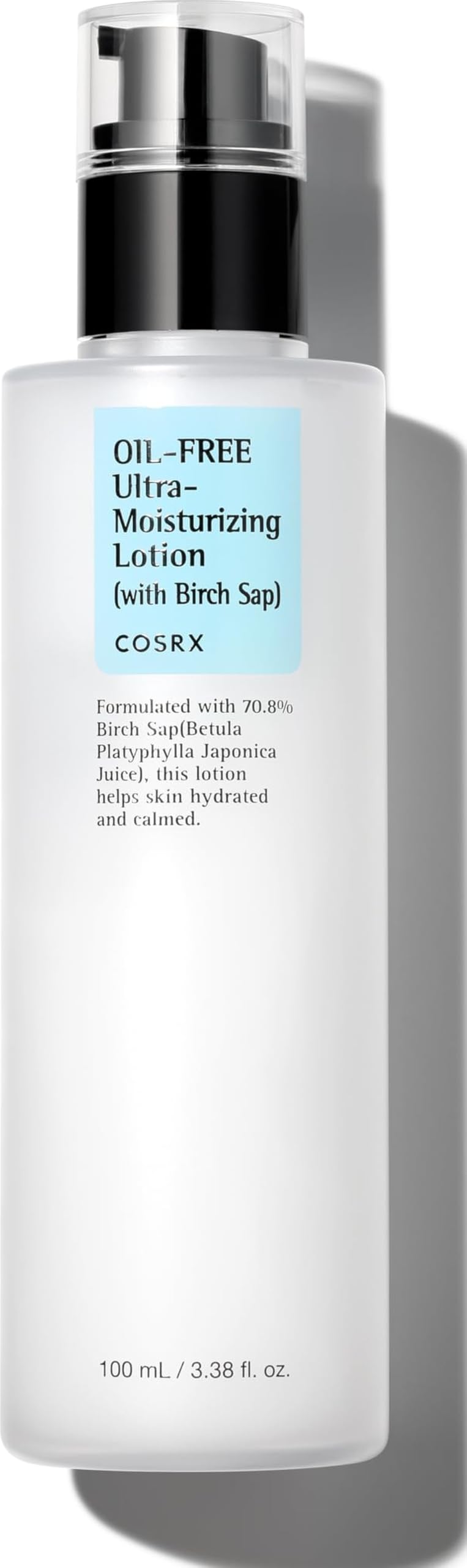COSRX Daily Acne Facial Moisturizer with Birch Sap, 3.38 fl.oz / 100ml, Hydrating moisturizer for all skin types, Korean skincare, Paraben free