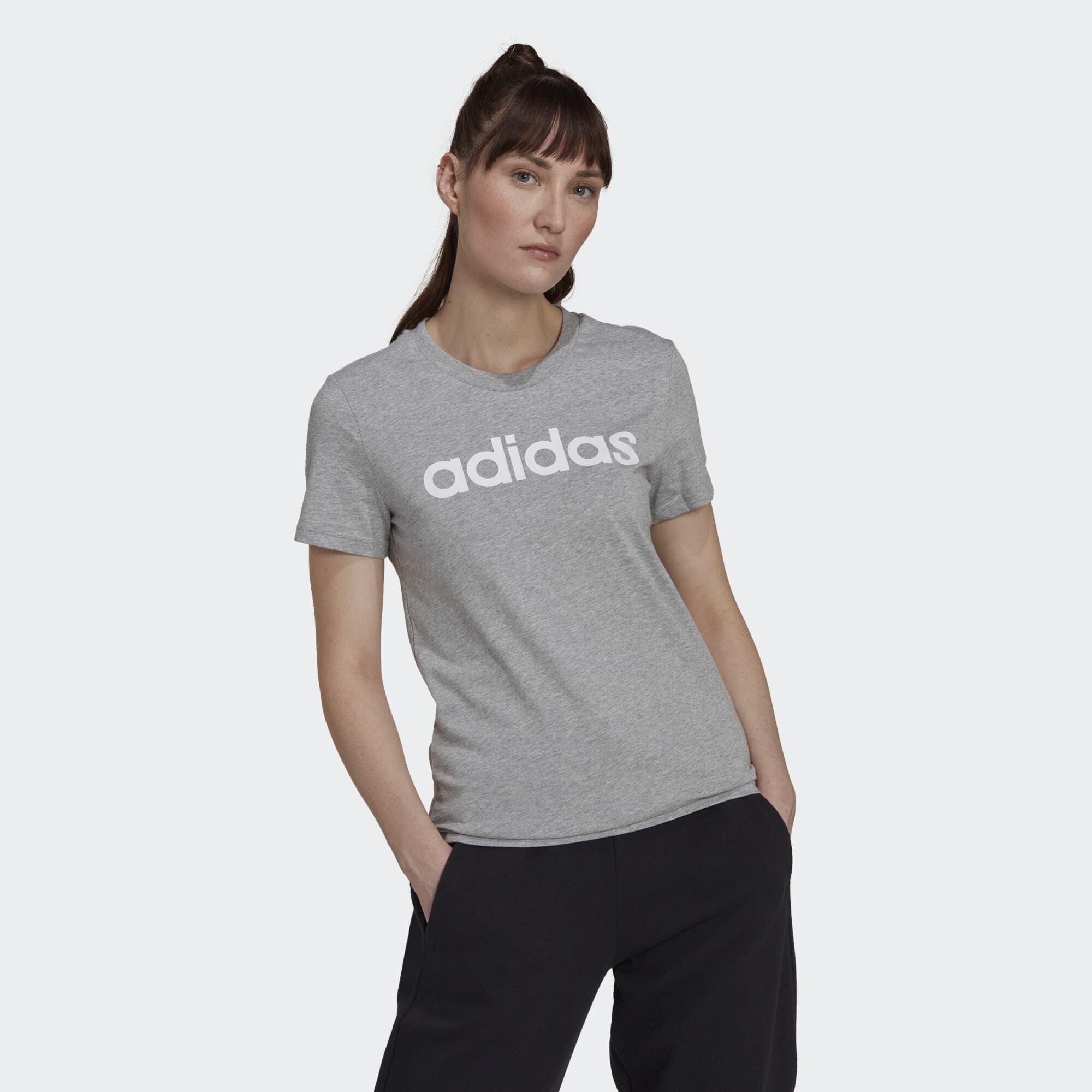 adidas Essentials Slim Logo T-Shirt T-Shirt (1 opakowanie)