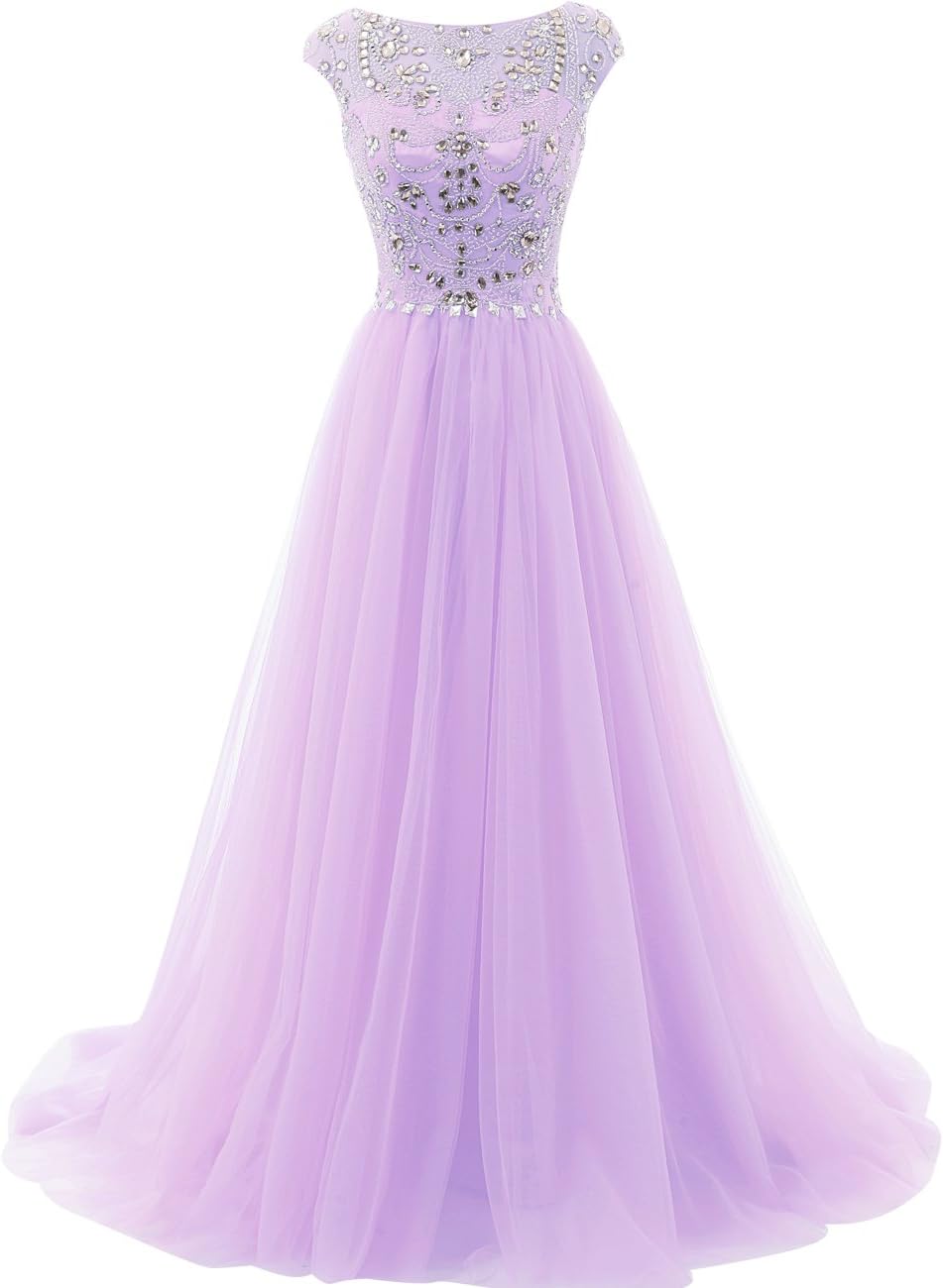 Prom Dress Long Formal Evening Gowns Tulle Party Dresses