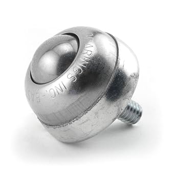 Hudson Bearings SBT-1 Stud Mounted Ball Transfer, Carbon Steel, 1